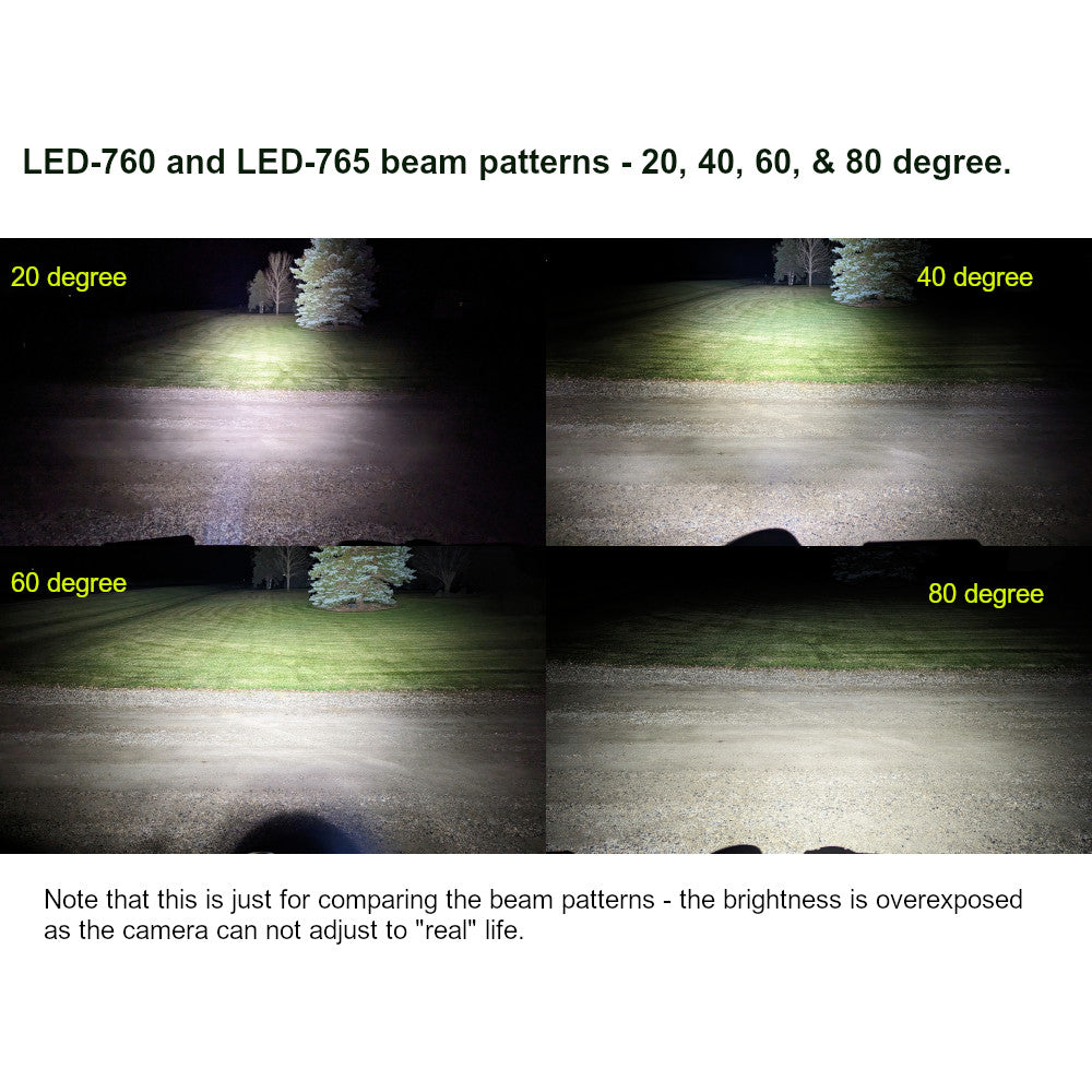 Larsen-Lights LL0710 LED-765 Oval 20° Distance Beam Work Light JD Tractor (NEW)