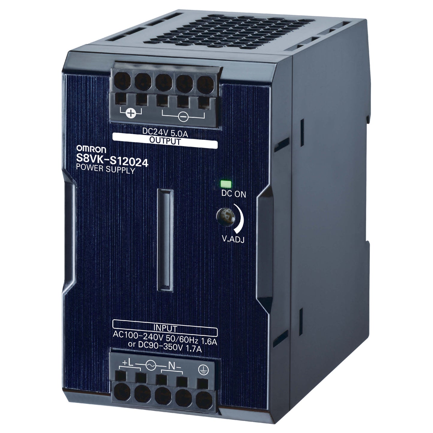 OMRON S8VK-S12024 24VDC 5A 120W DIN Rail Power Supply (NEW Sealed)
