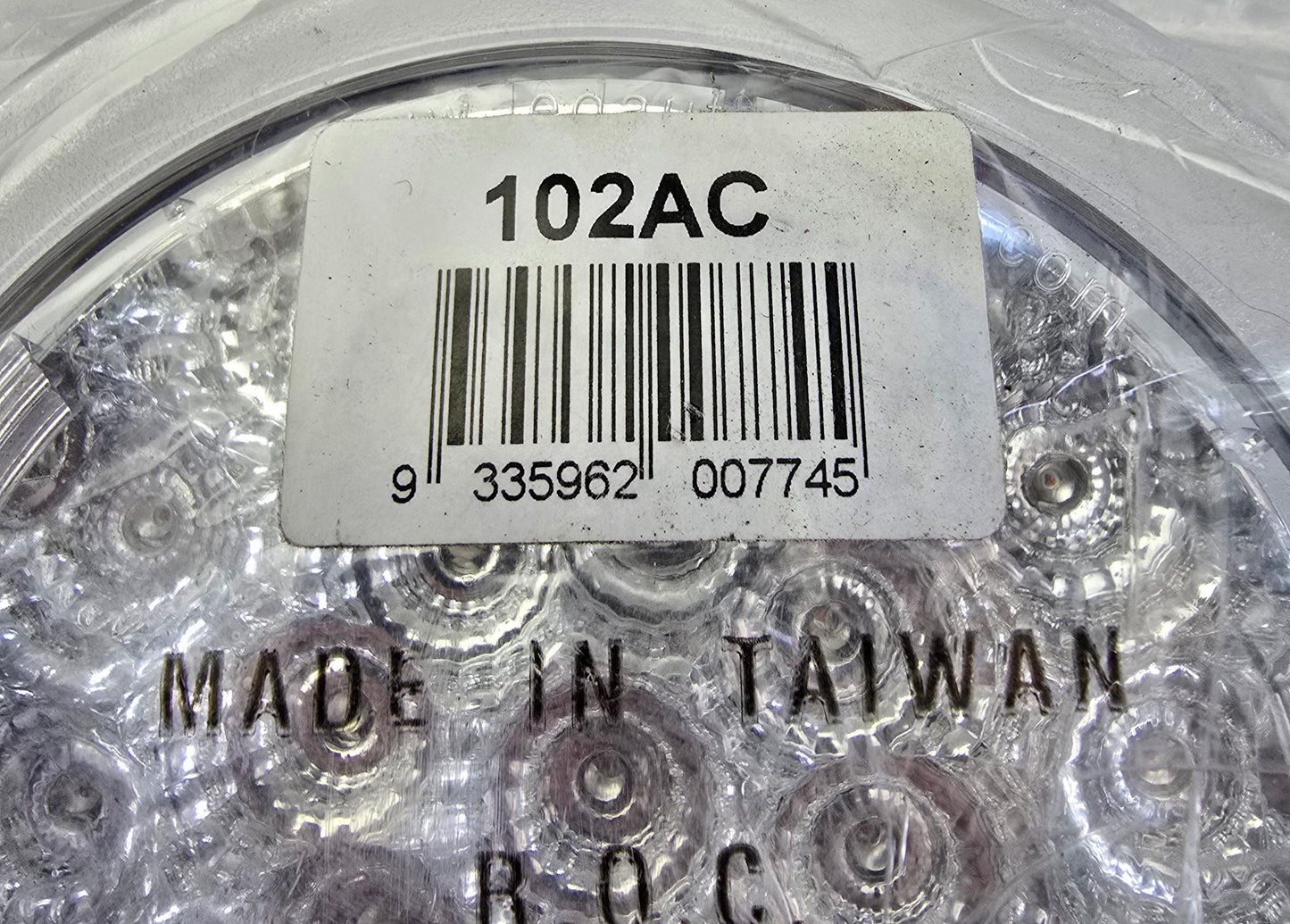 LED Autolamps 102AC 12V Clear Round Indicator Light ADR Approved IP67 (NEW)