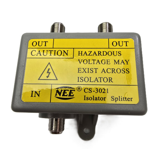 NEE CS-3021 Isolator Splitter 2-Way RF Signal Splitter/Isolator (NEW)