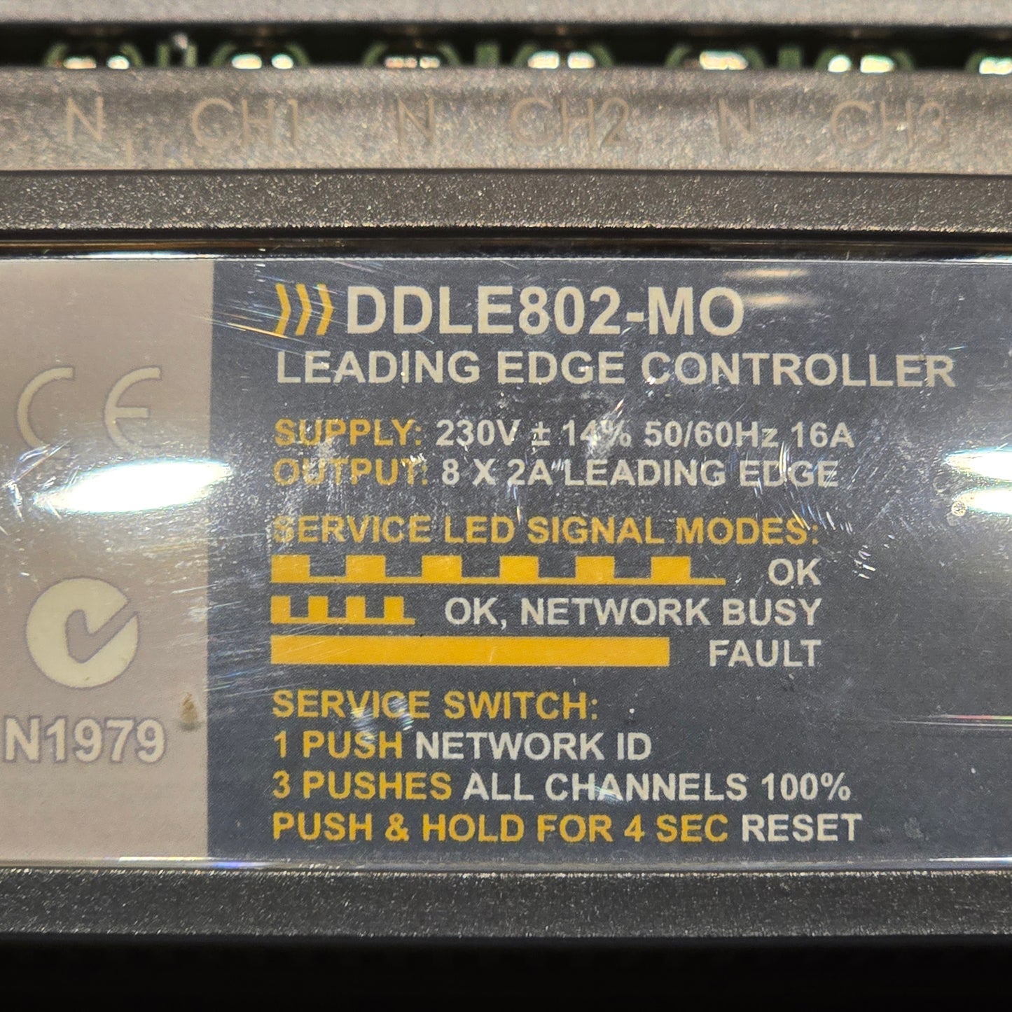 Philips DDLE802-MO Dynalite Leading Edge Controller 8 Ch 2A 230V (Pre-owned)