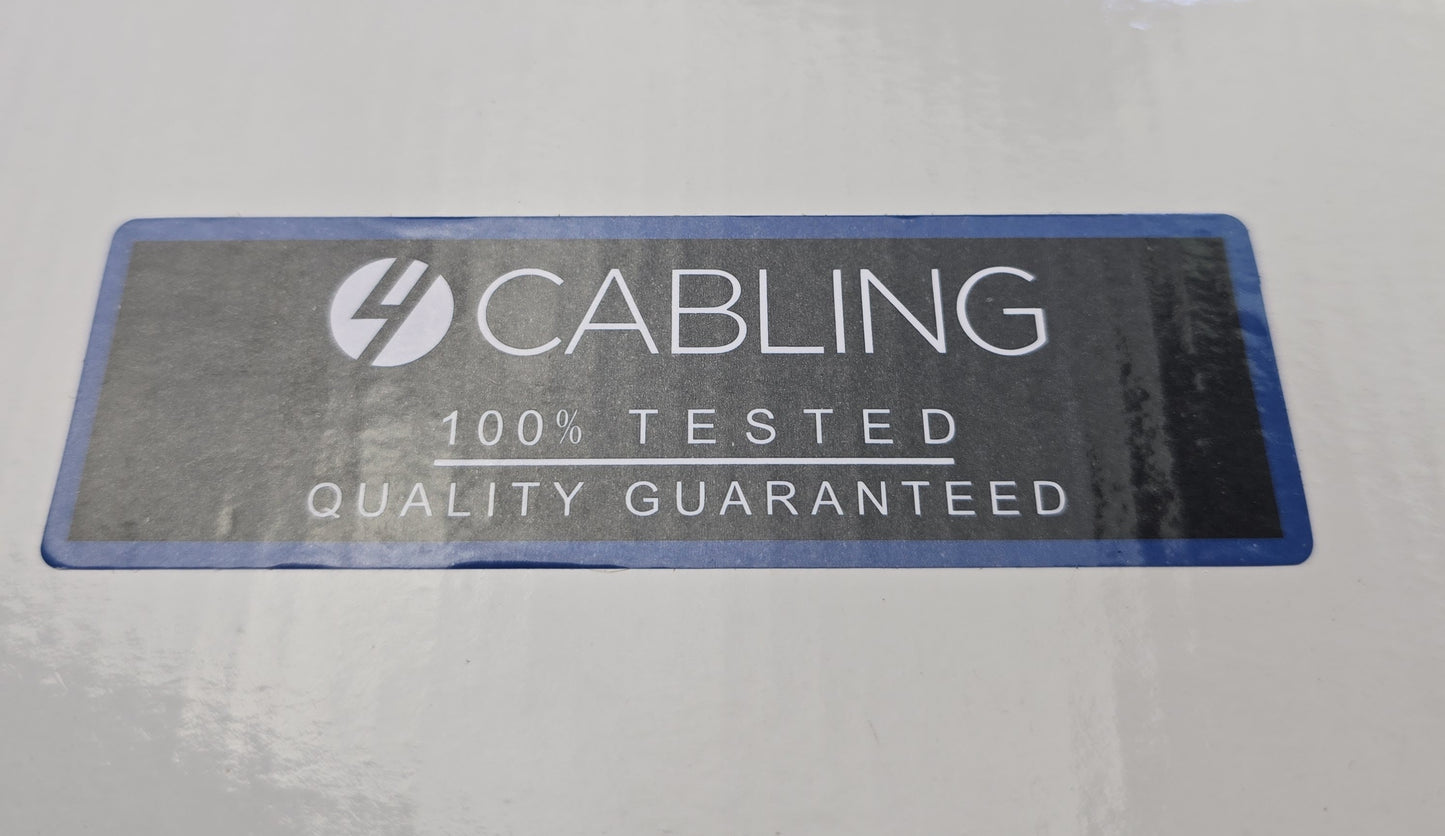4Cabling 002.008.0002 1RU 19" Cable Management Rail – 12 Slot, 9cm Depth (NEW)