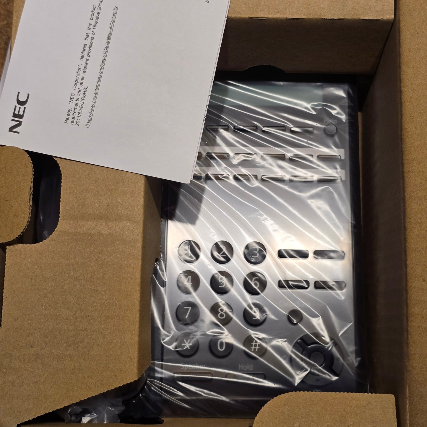 NEC IP7WW-12TXH-B1 BE116515 Digital 12 Button Telephone Black (NEW In Box)