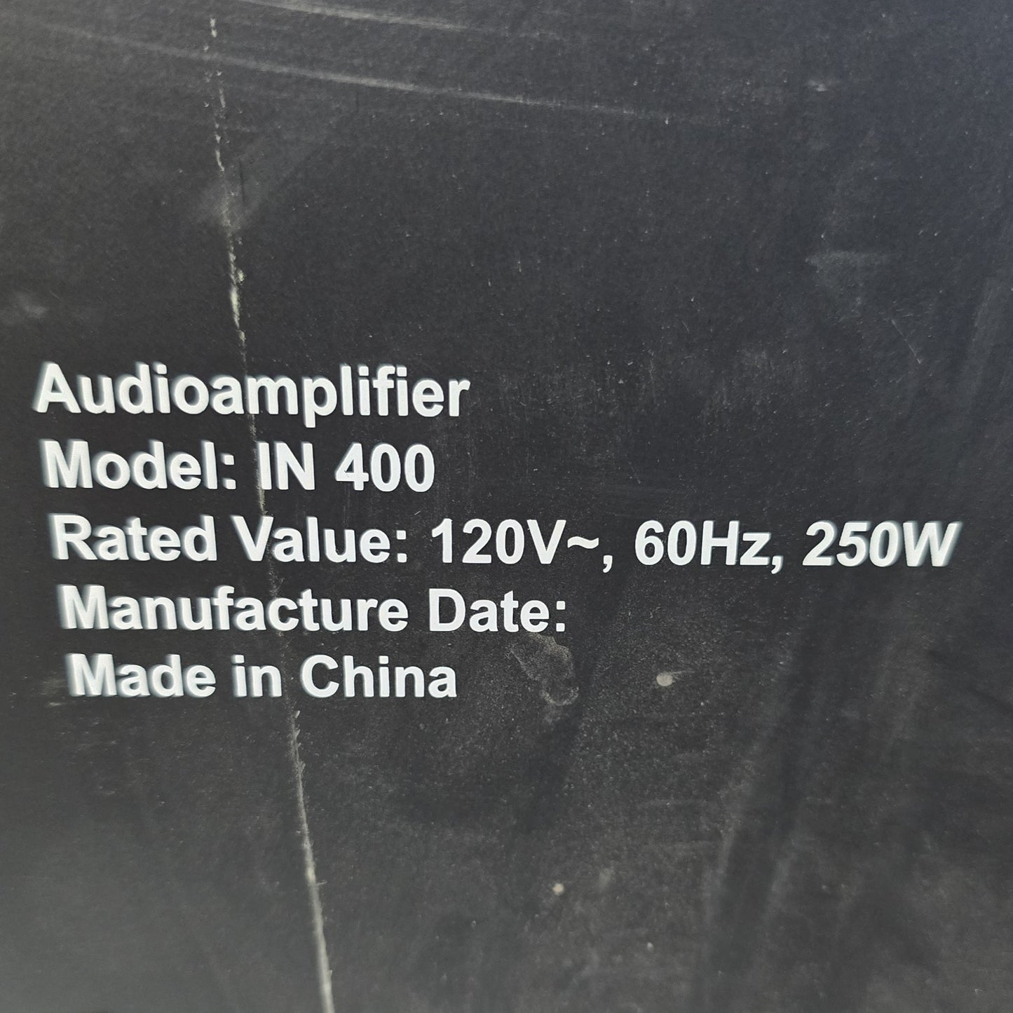 Australian-Monitor IN400 Audio Mixer Amplifier (PreOwned No Acc)