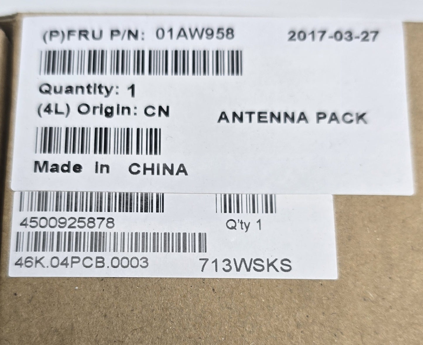 Lenovo 01AW958 Wireless Antenna Pack Internal Yoga Laptop (NEW In Box)