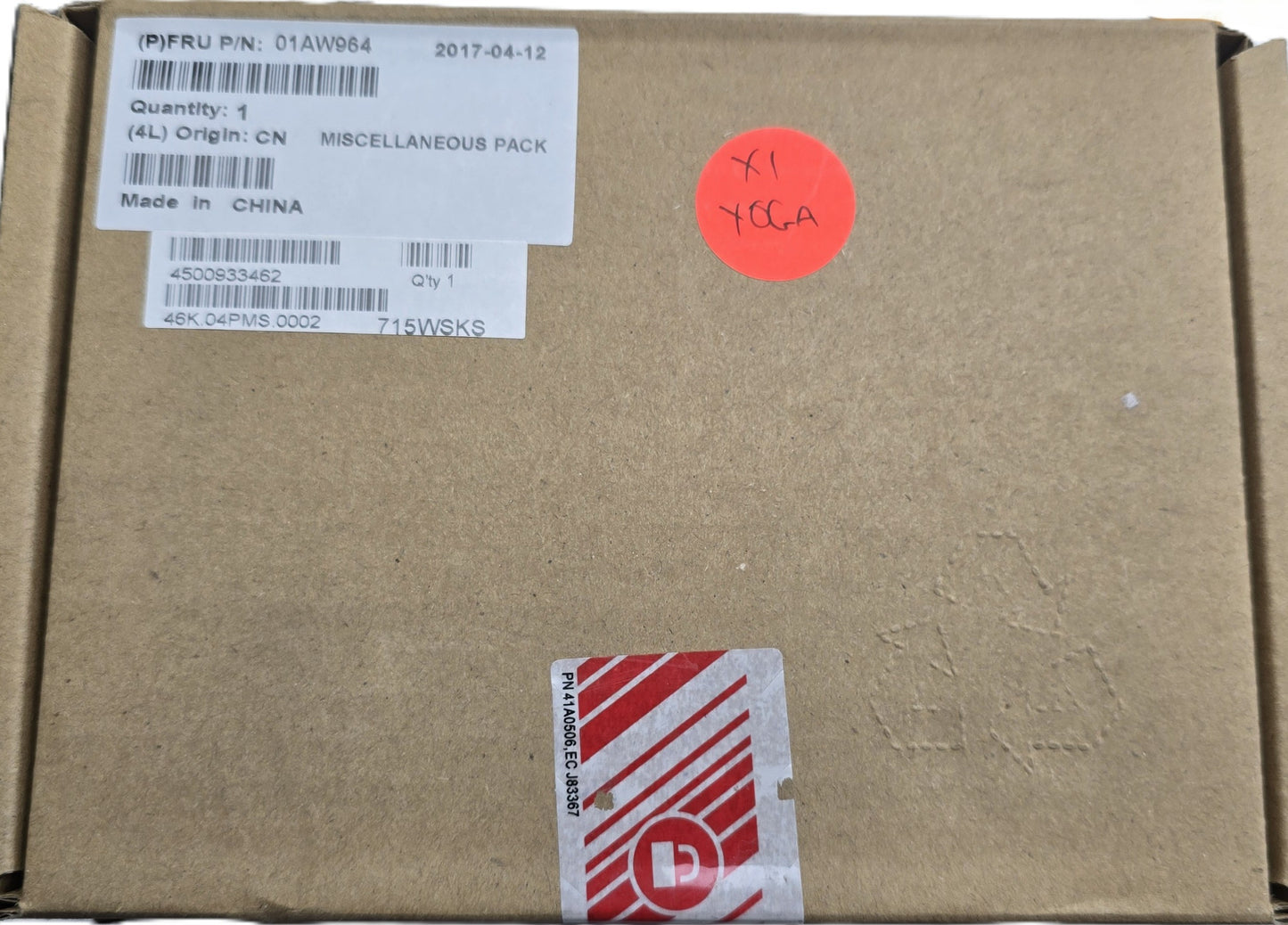 Lenovo 01AW964 Genuine FRU MiscInternal Pack ThinkPad X1 Series (NEW In Box)