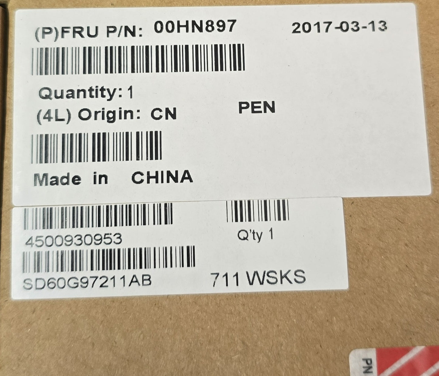 Lenovo 00HN897 Genuine FRU Pen Stylus ThinkPad X1 (NEW In Box)