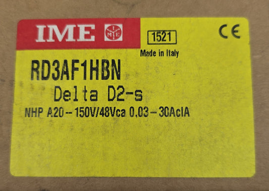 IME RD3AF1HBN Delta D2-S Earth Leakage Relay 150VDC 48VAC (NEW In Box)