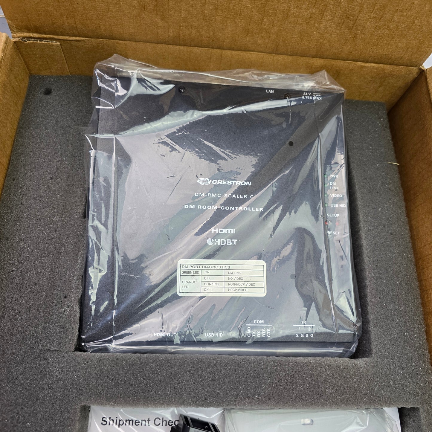 Crestron DM-RMC-SCALER-C DM Room Controller HDBaseT Receiver Scaler (New Opened)