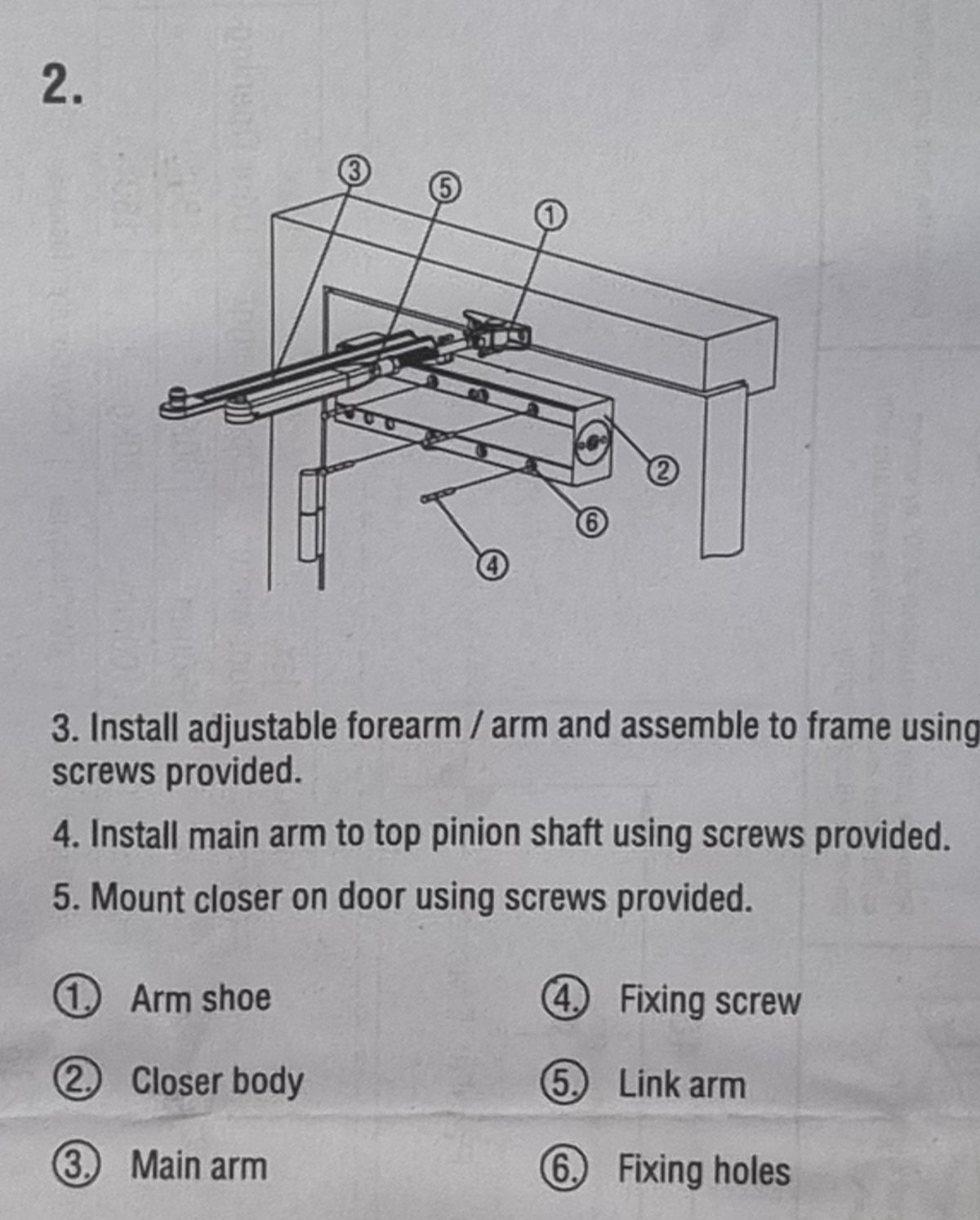 ENTRO D0653 Standard Arm Door Closer Size 2-5 Fire Rated Silver (NEW In Box)