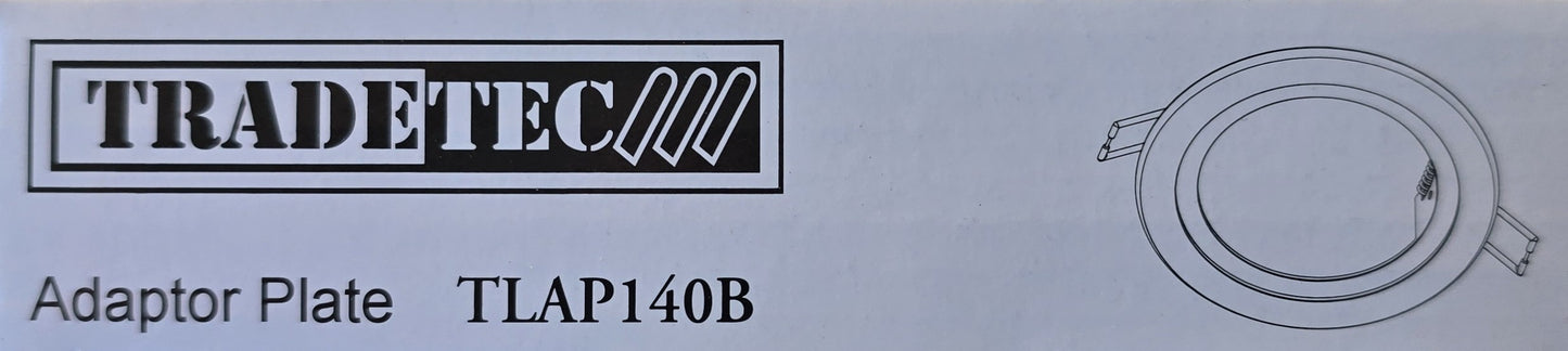 Tradetec TLAP140B Arte Adaptor Plate 140mm to 90mm Brushed Nickel (NEW In Box)