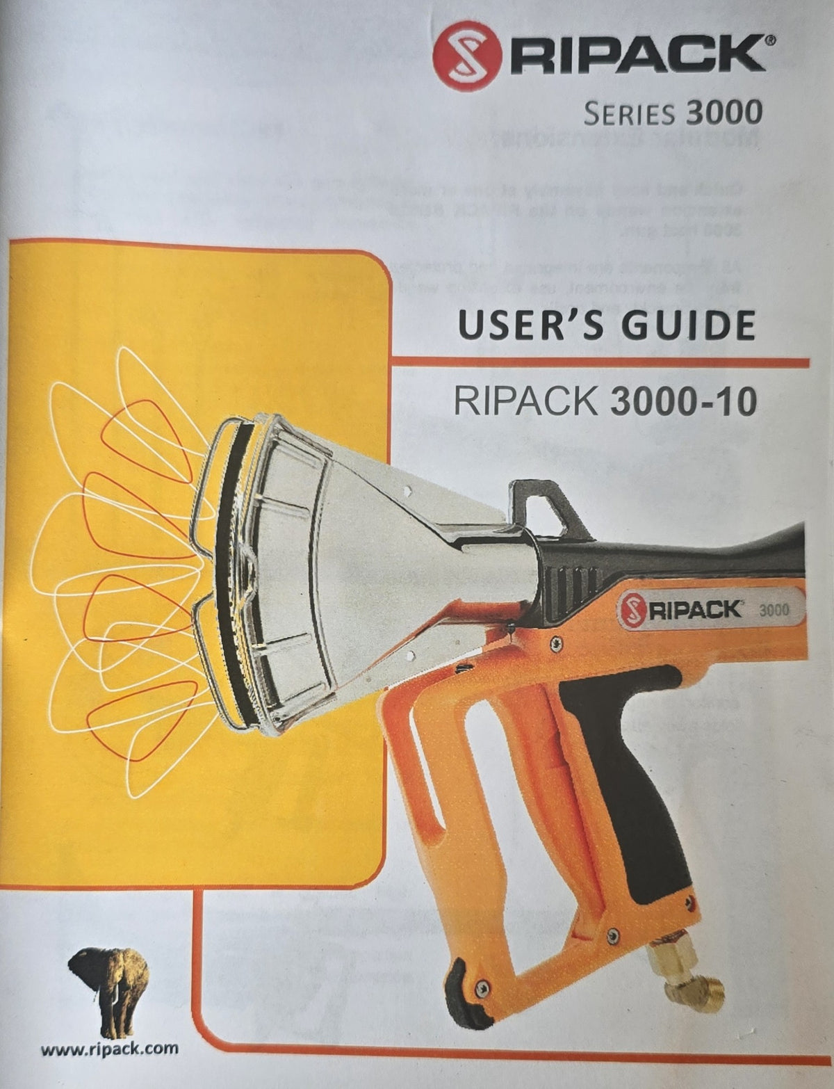 Ripack 3000-10 Propane Gas Heat Shrink Gun Kit with Case & 8m Hose (New Opened)