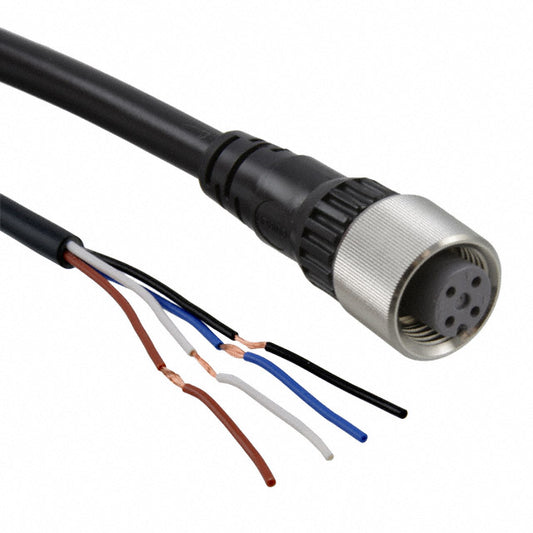 Omron XS2F-E421-D80-E Sensor Cable M12 4-Pin Female Straight Connector 8m (NEW)