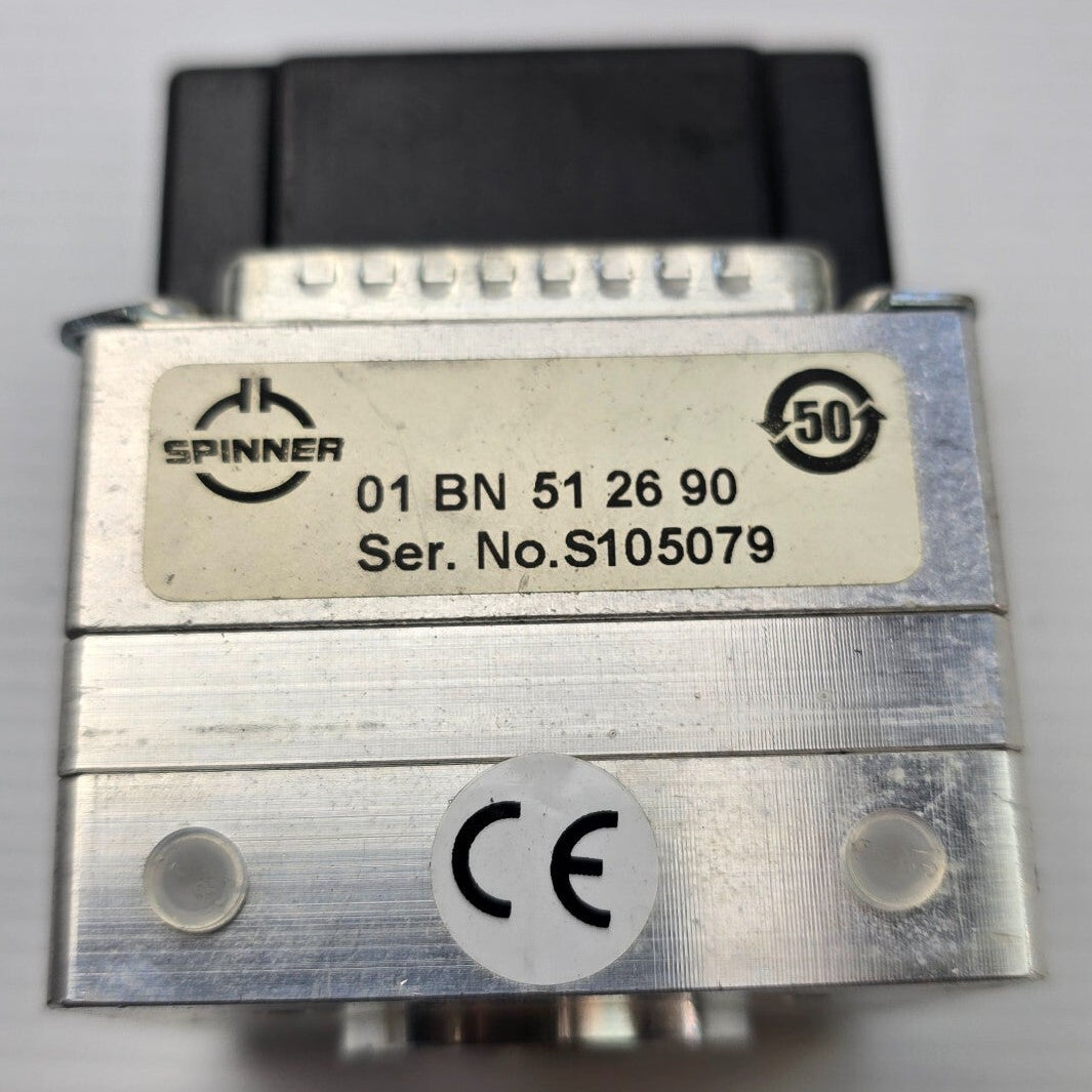 Spinner BN512690 Coaxial Switch DPDT 24Vdc 2000W DC-6Ghz (PreOwned)
