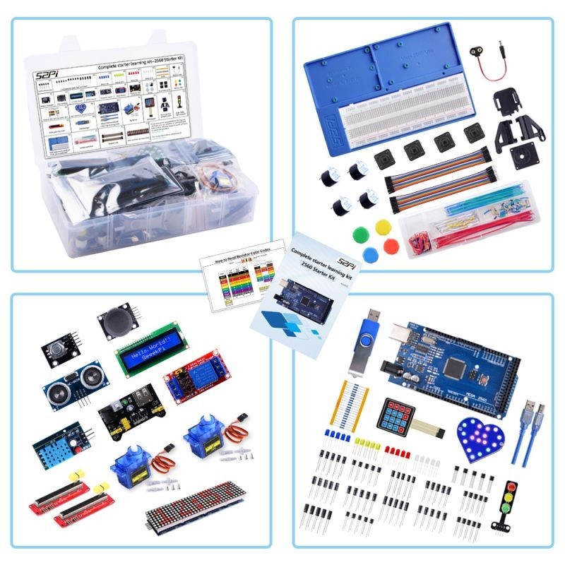 52Pi KZ-0016 Arduino Mega2560 Starter Kit Electronic (NEW In Box)