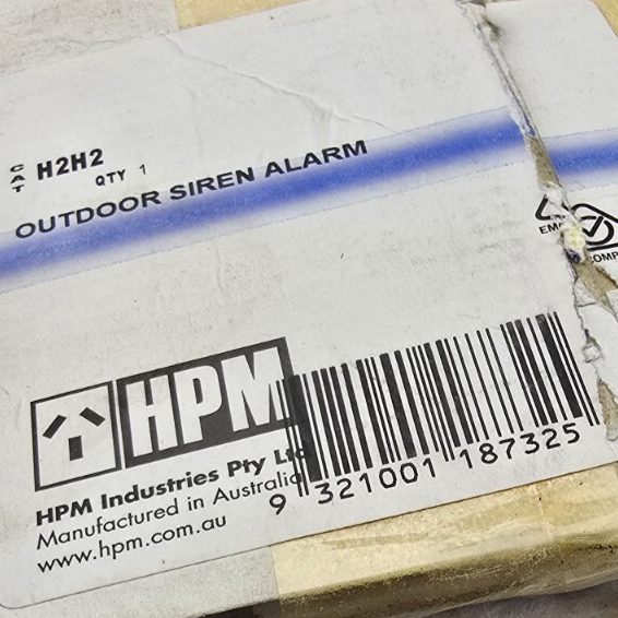 HPM H2H2 iControl Outdoor siren alarm (NEW In Box)