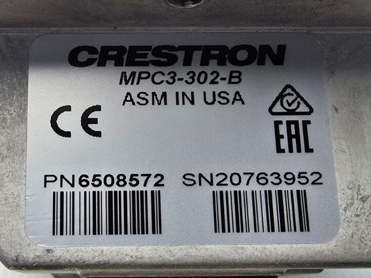 CRESTRON MPC3-302-B 3-Series Media Controller 302 Black (PreOwned)
