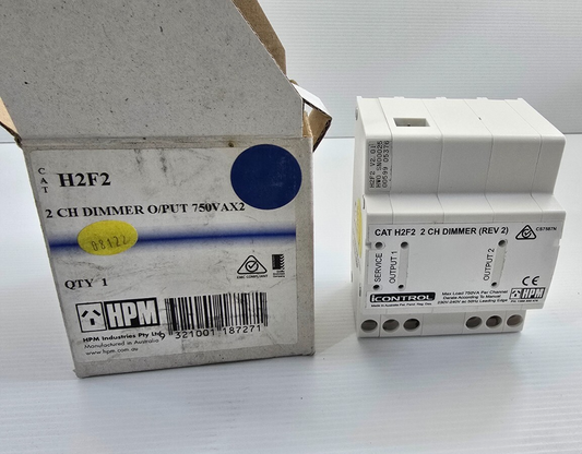 HPM H2F2 iControl 2 CH DIMMER OUTPUT 750VAx2 (NEW In Box)