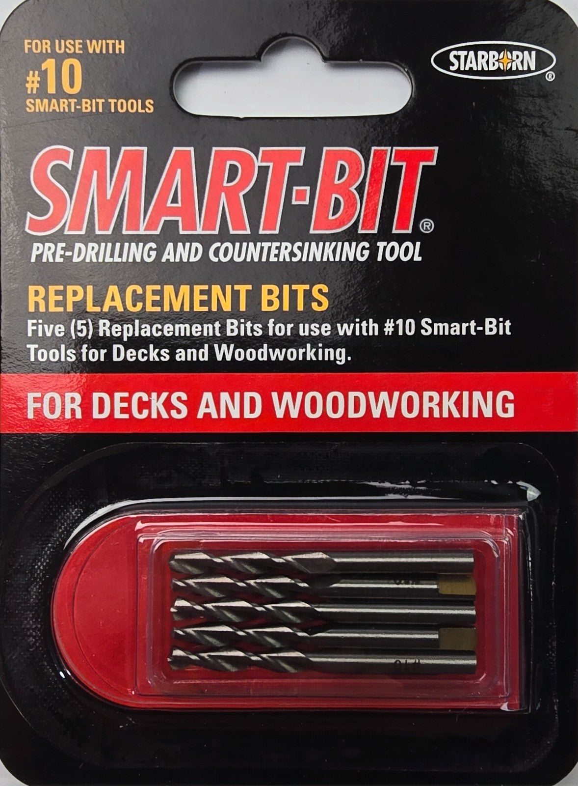 SMART-BIT BDA166 5-Pack Tool Replacement Pre-drill 10g 30mm 1-1/8" (NEW)