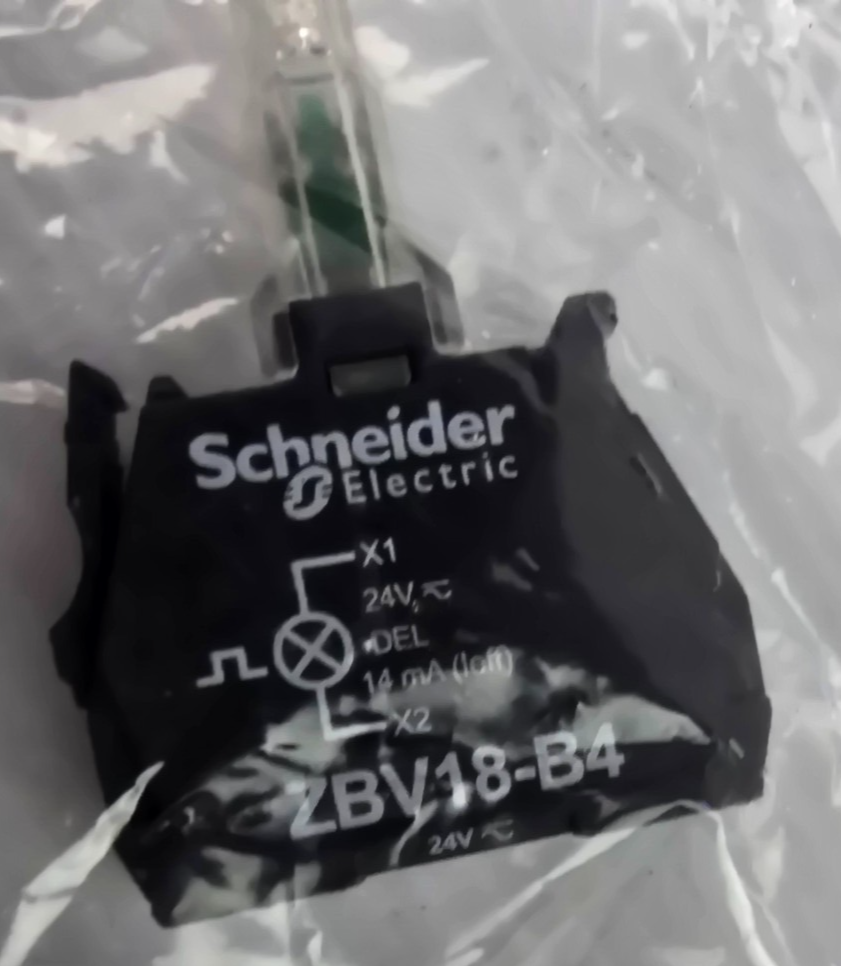 SCHNEIDER ZBV18B4 red flashing 24V LED Ø22 screw clamp terminals (NEW AU)
