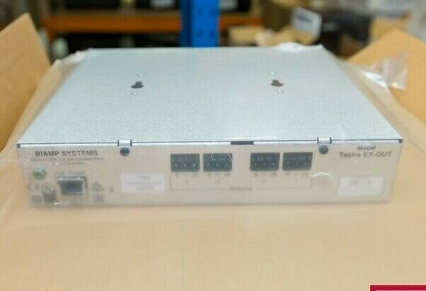 BIAMP Tesira EX-OUT Half-rack 4-ch mic or line audio output expander PoE+ (NEW)