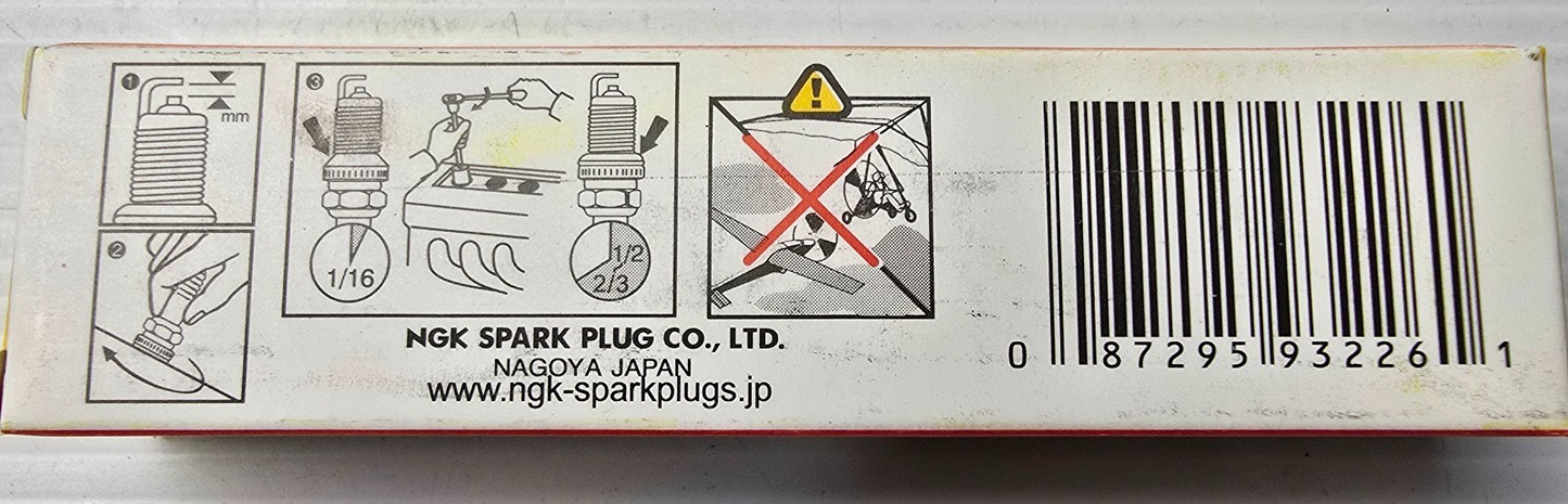 NGK KR9E-G Nickel Spark Plug 93226 Japanese 16mm Jet-Ski Sea doo (NEW in Box)