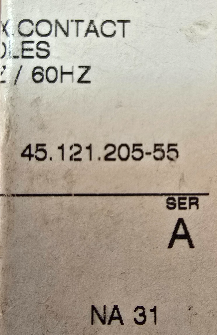 Sprecher+Schuh CA8-09-01-240 CA8 Contactor Mini 4kW 3Pole 240VAC Coil 1NO Aux