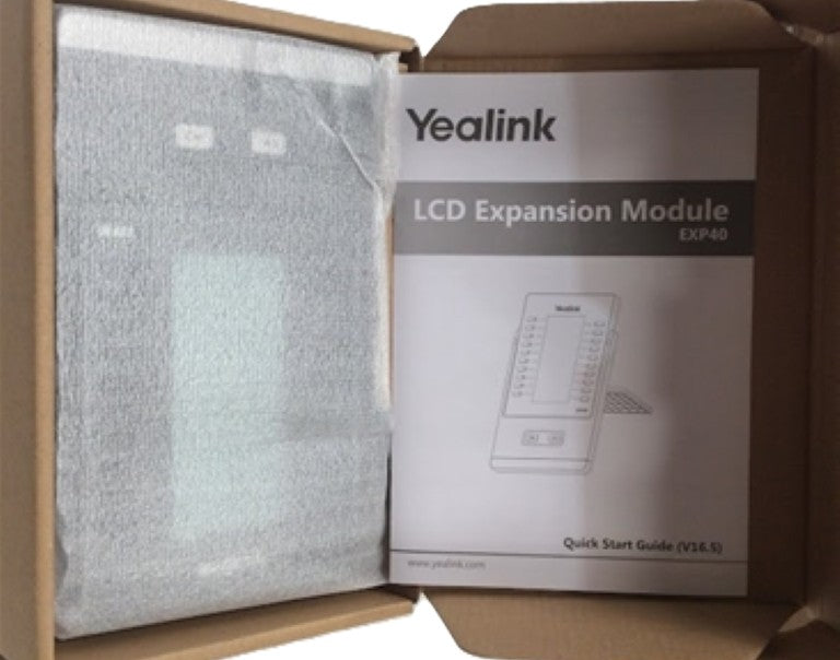 Yealink EXP40 LCD Expansion Module 40 Key for SIP-T46 T48 Phones (NEW In Box)