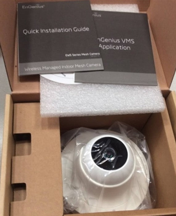 EnGenius EWS1025CAM Managed MeshCam 2MP Wireless Dome IP Camera (NEW In Box)