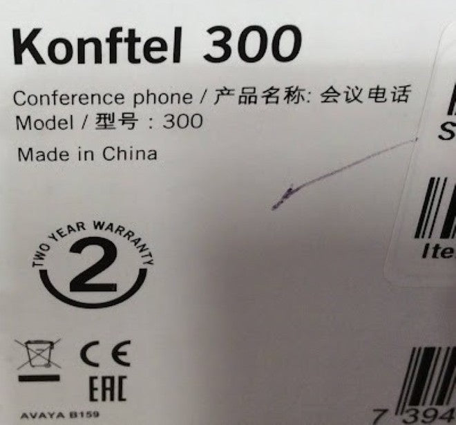 Konftel 910101059 300 Conference Phone Analogue USB OmniSound (NEW In Box)