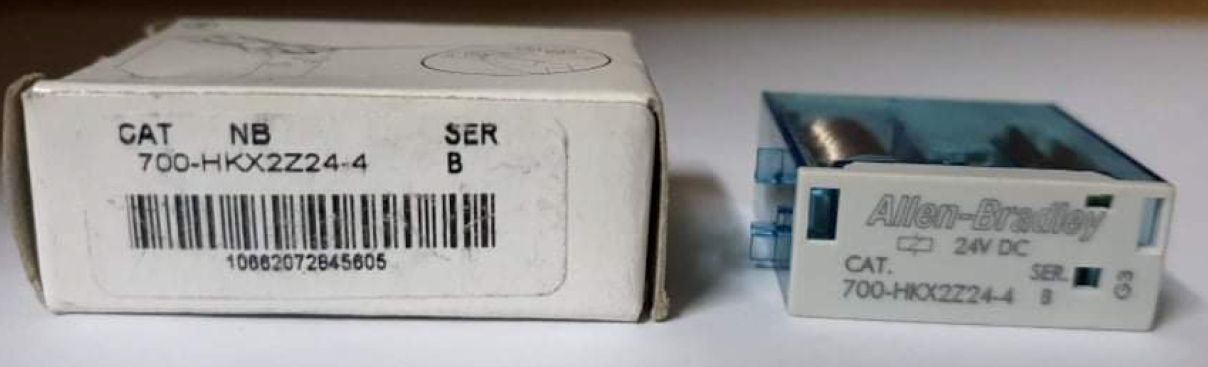 Allen-Bradley 700-HKX2Z24-4 700-HK General Purpose Slim Line Relay, 8 Amp