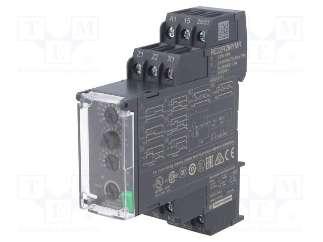 Schneider RE22R2MYMR Harmony Time Series DIN Rail Mount Timer Relay