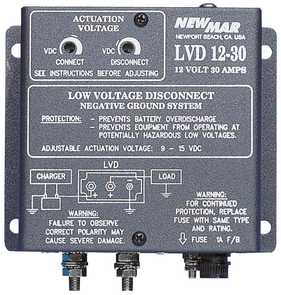 Newmar LVD 12-30 Low Voltage Disconnect 12V DC 30A Battery Protect (NEW In Box)