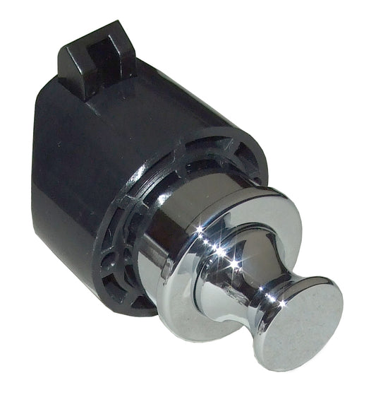 BMB MOBY Push Knob Black Housing Chrome Polished Caravan Cabinet (NEW)