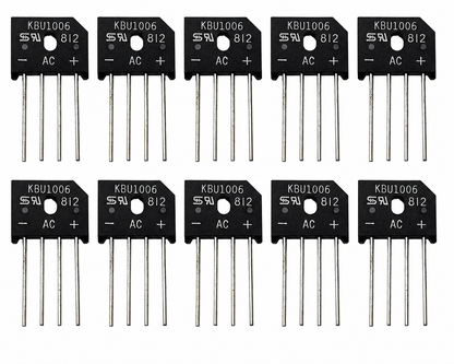 Taiwan-Semiconductor KBU1006 [10 Pack] Single Phase Bridge Rectifier 10A 600V  (NEW)