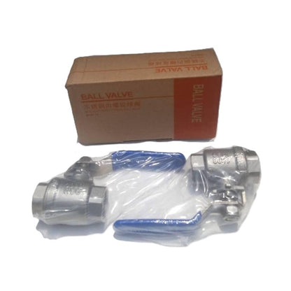 OEM HFQ11F 1/2 Inch 304 SS Ball Valve Internal Thread (2 Pack] (NEW In Box)