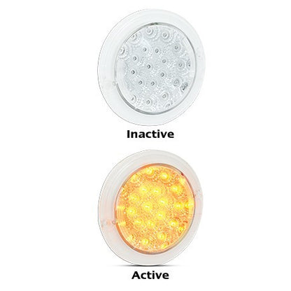 LED Autolamps 102AC 12V Clear Round Indicator Light ADR Approved IP67 (NEW)
