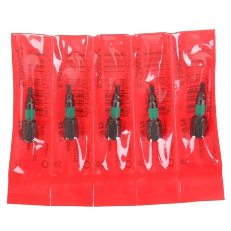POWERS SB-HX2X25TZ #2 x 25mm B810 Hex Magnetic Torsion Zone Bit [5 Pack]