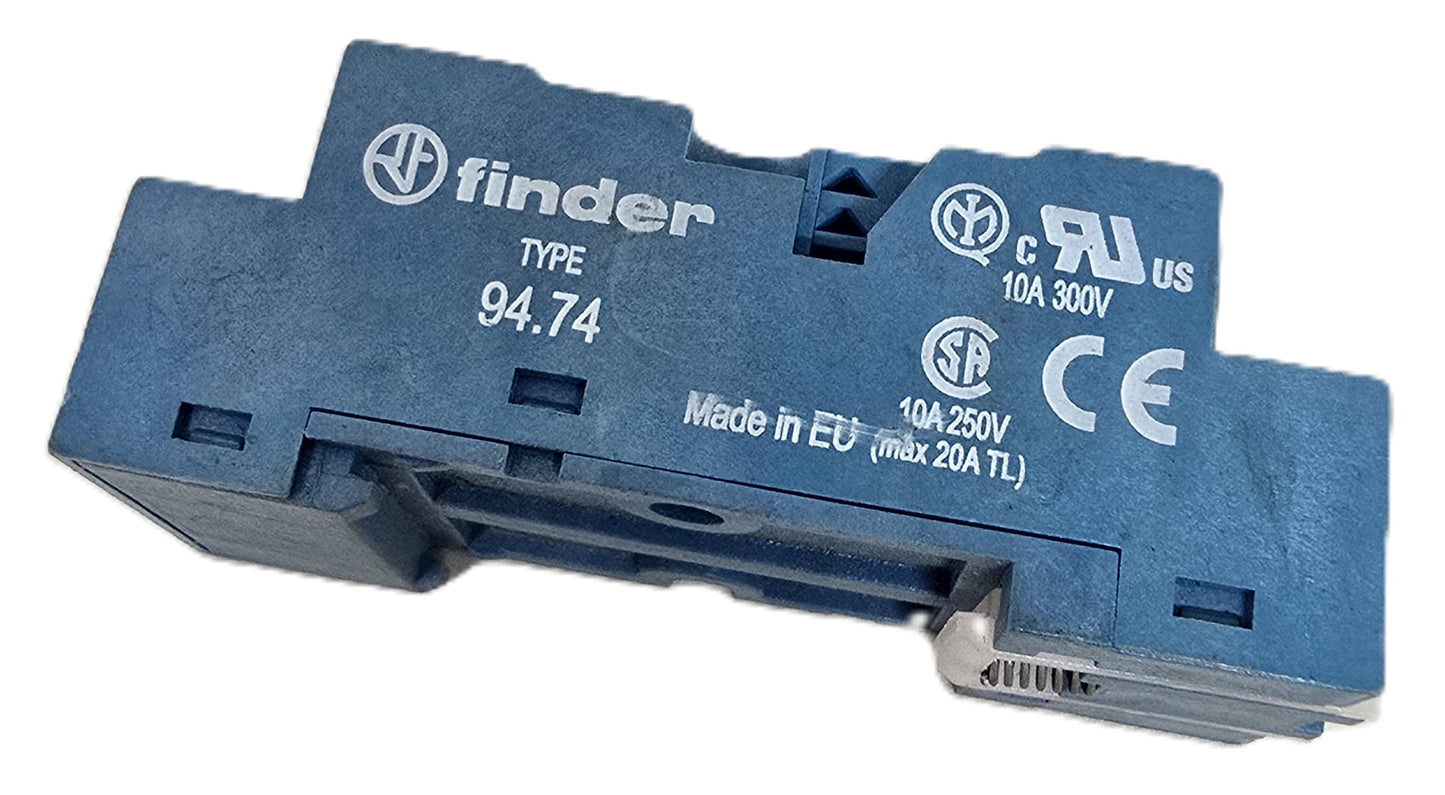 Finder 94.74.SMA Relay Socket for 55.34 Series Relays