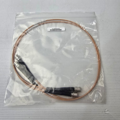 Huber+Suhner 141430002202 RF Coaxial Patch Cable Twin QMA Jumper (NEW)