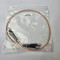 Huber+Suhner 141430002202 RF Coaxial Patch Cable Twin QMA Jumper (NEW)