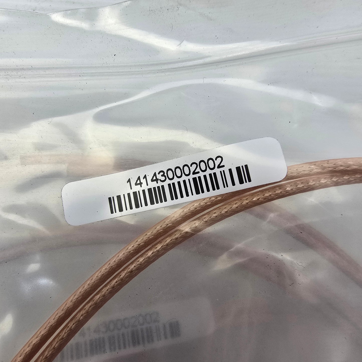 Huber+Suhner 141430002002 RF Coaxial Patch Cable Twin QMA Jumper (NEW)
