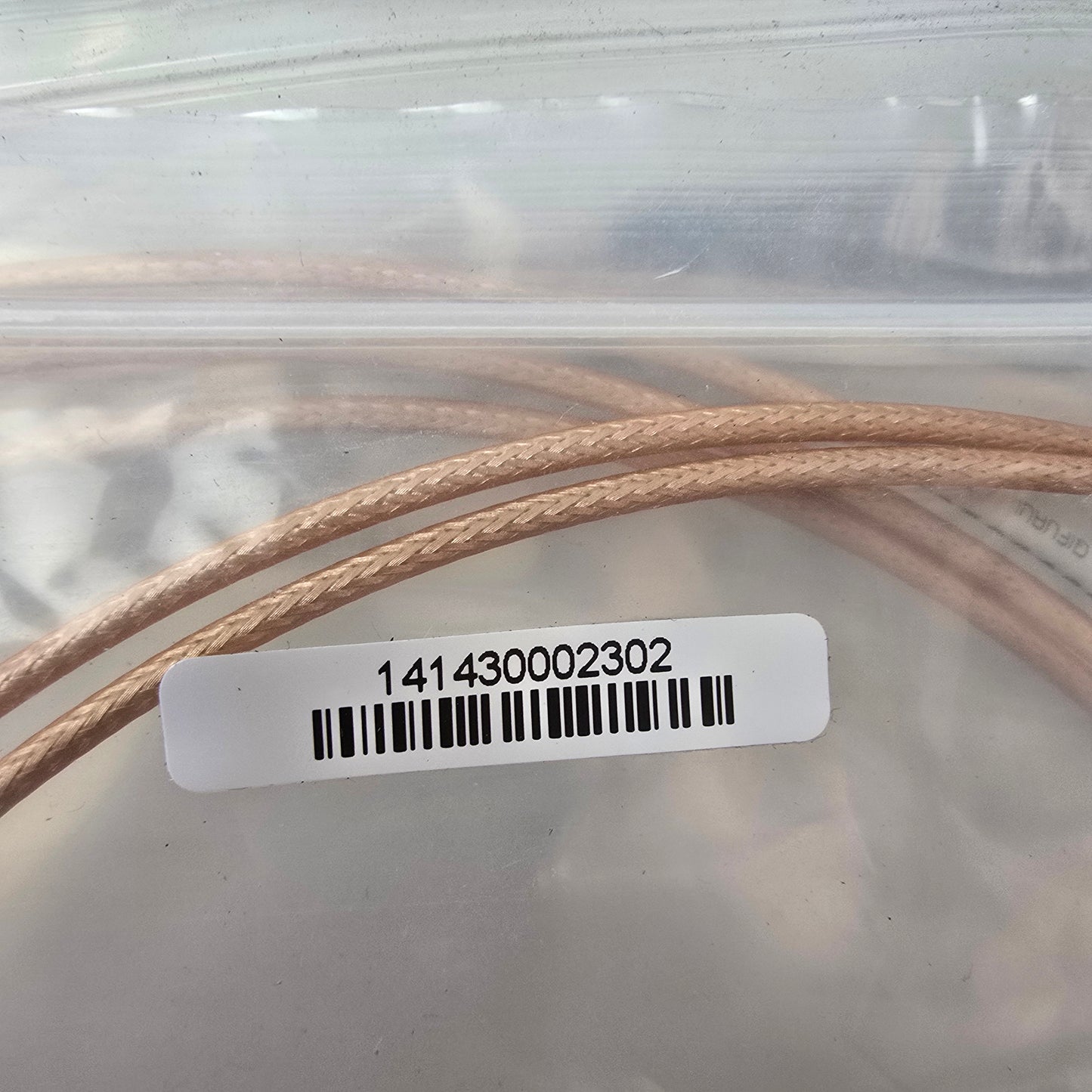 Huber+Suhner 141430002302 RF Coaxial Patch Cable Twin QMA Jumper (NEW)