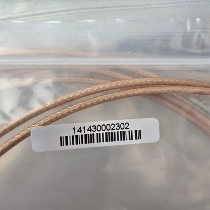 Huber+Suhner 141430002302 RF Coaxial Patch Cable Twin QMA Jumper (NEW)