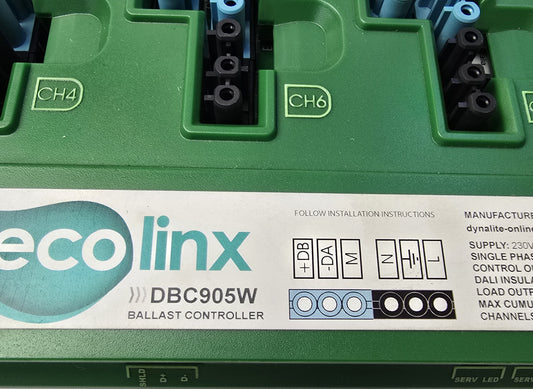 Philips DBC905W Dynalite Ecolinx 9-Channel Ballast Controller (Pre-owned)