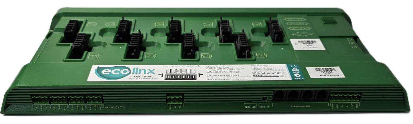 Philips DBC905C Dynalite Ecolinx 9-Channel Ballast Controller (Pre-owned)