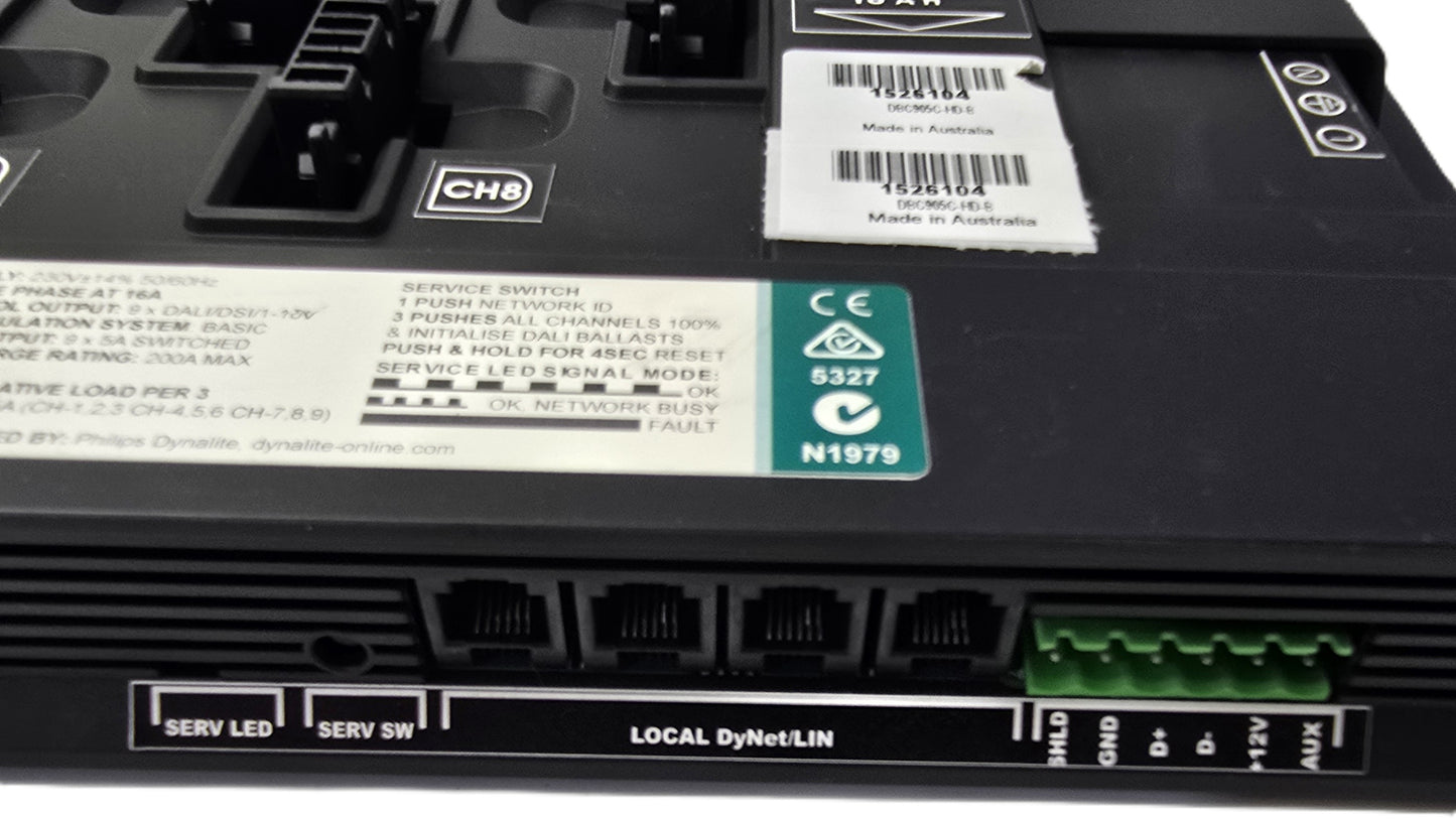 Philips DBC905C-HD-B Dynalite Ecolinx 9-Channel Ballast Controller (Pre-owned)