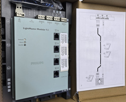 Philips LRC5914/10 LightMaster Modular 9LS Plug 4 SW Lighting Controller (NEW)