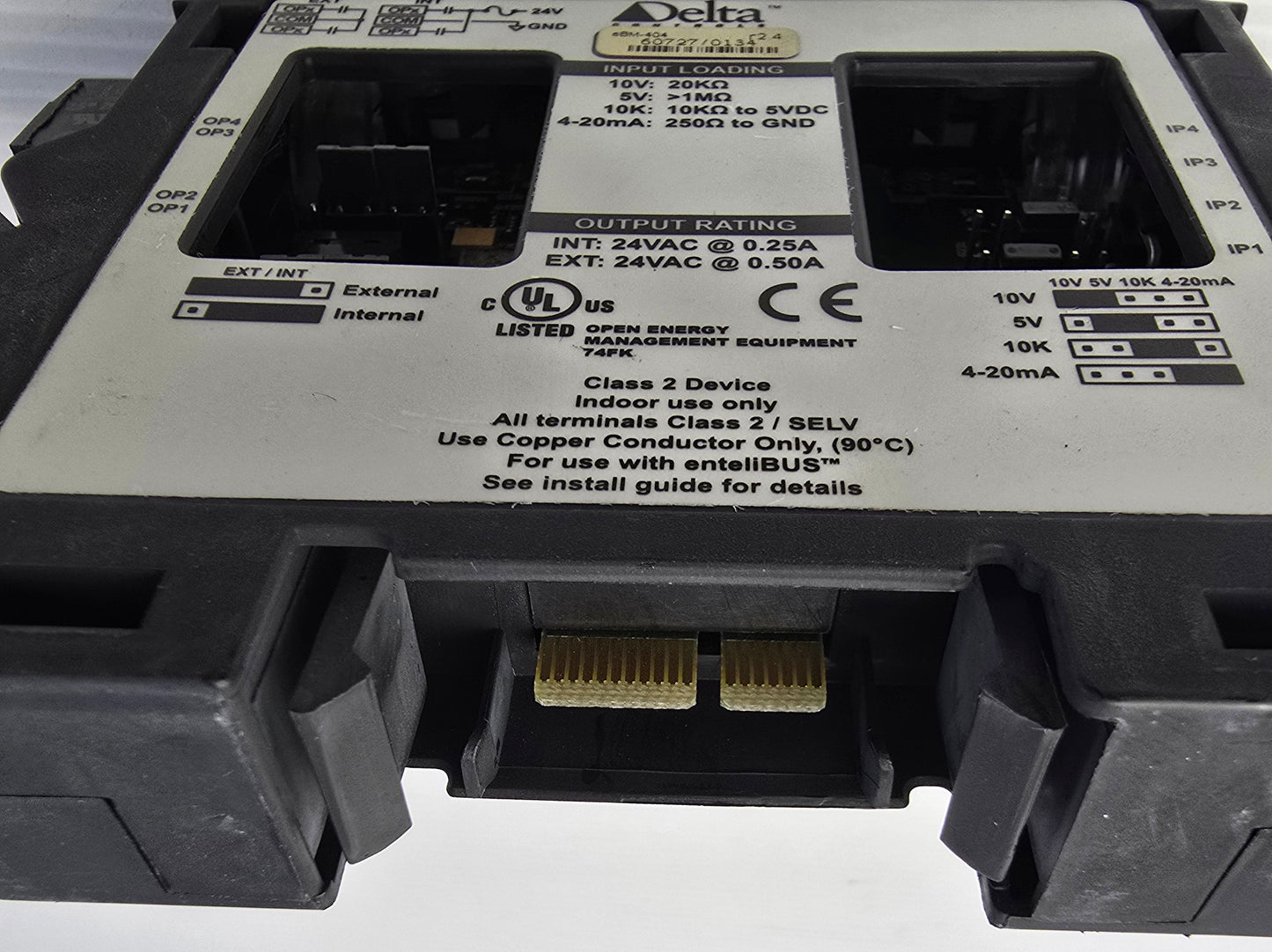 Delta-Controls eBM-404 enteliBUS eBCON 4 inputs 4 Outputs for BACnet