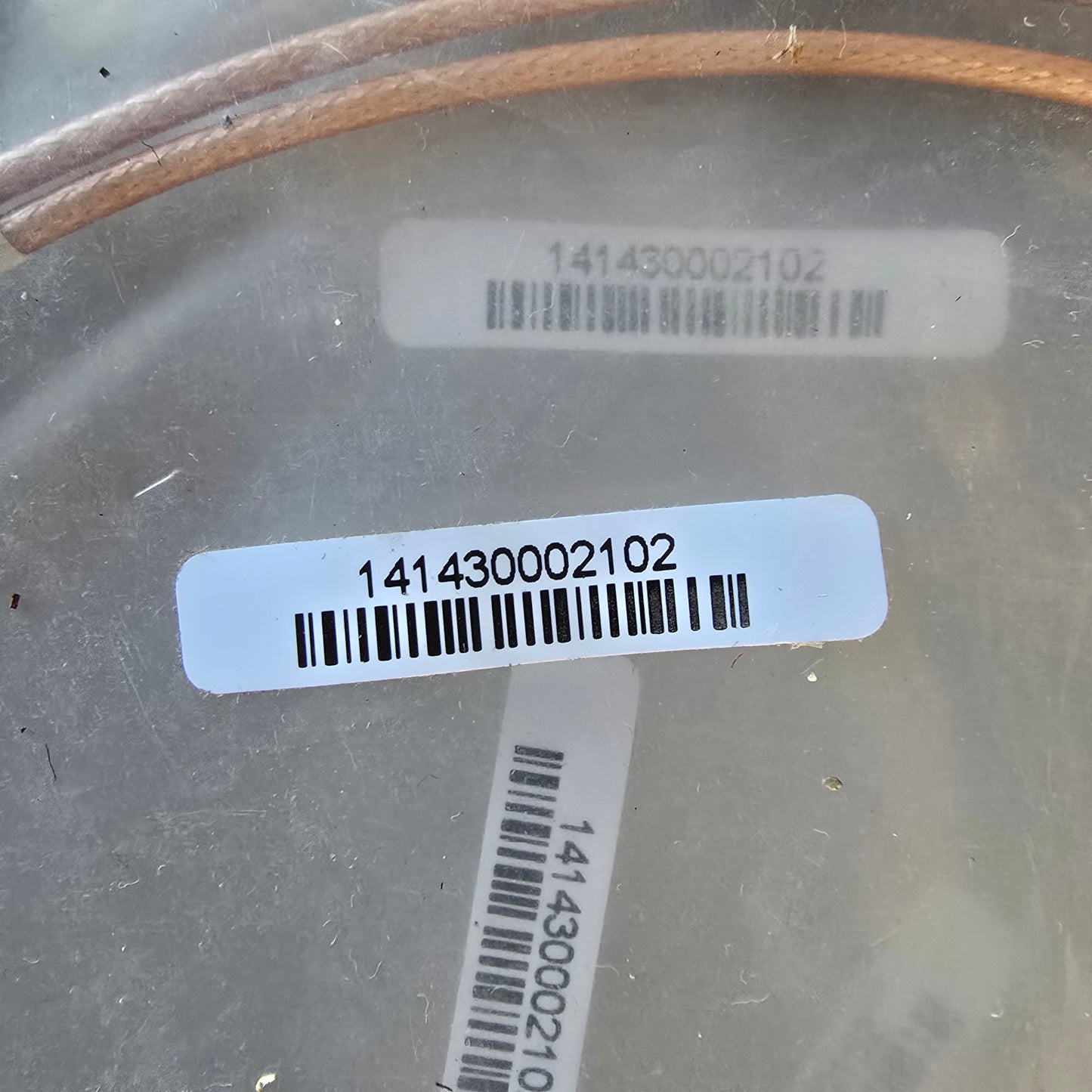 Huber+Suhner 141430002102 RF Coaxial Patch Cable Twin QMA Jumper (NEW)
